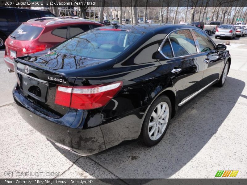 Black Sapphire Pearl / Black 2007 Lexus LS 460 L