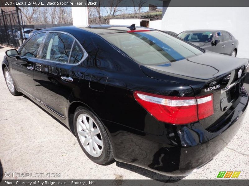 Black Sapphire Pearl / Black 2007 Lexus LS 460 L