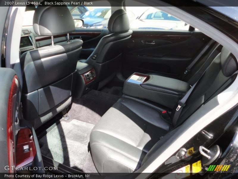 Black Sapphire Pearl / Black 2007 Lexus LS 460 L