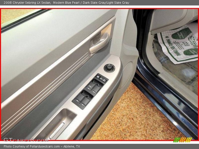 Modern Blue Pearl / Dark Slate Gray/Light Slate Gray 2008 Chrysler Sebring LX Sedan