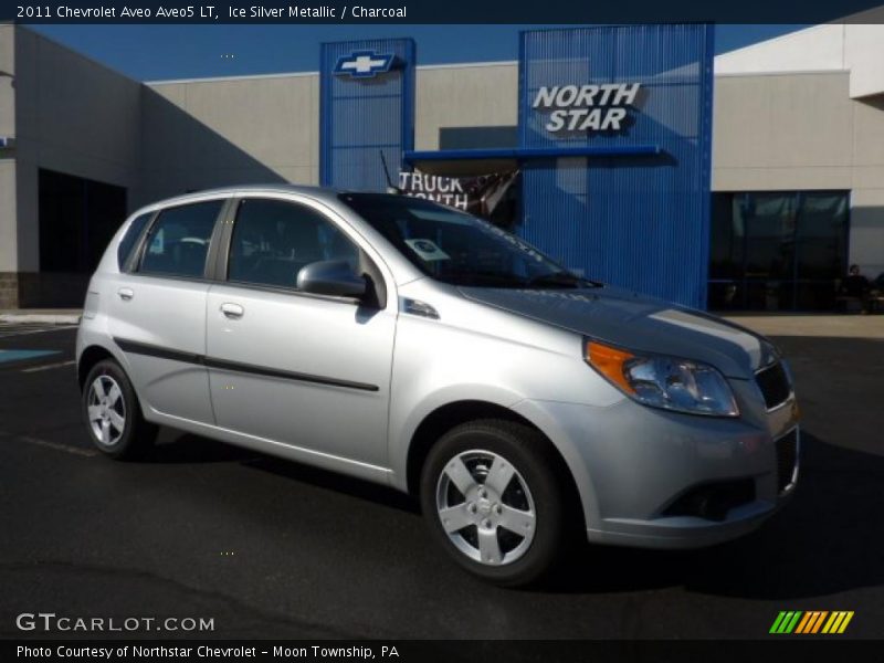 Ice Silver Metallic / Charcoal 2011 Chevrolet Aveo Aveo5 LT
