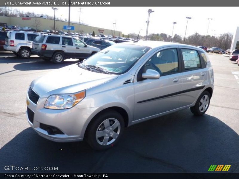 Ice Silver Metallic / Charcoal 2011 Chevrolet Aveo Aveo5 LT