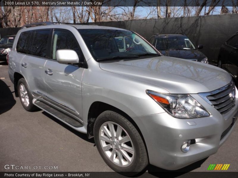 Mercury Silver Metallic / Dark Gray 2008 Lexus LX 570