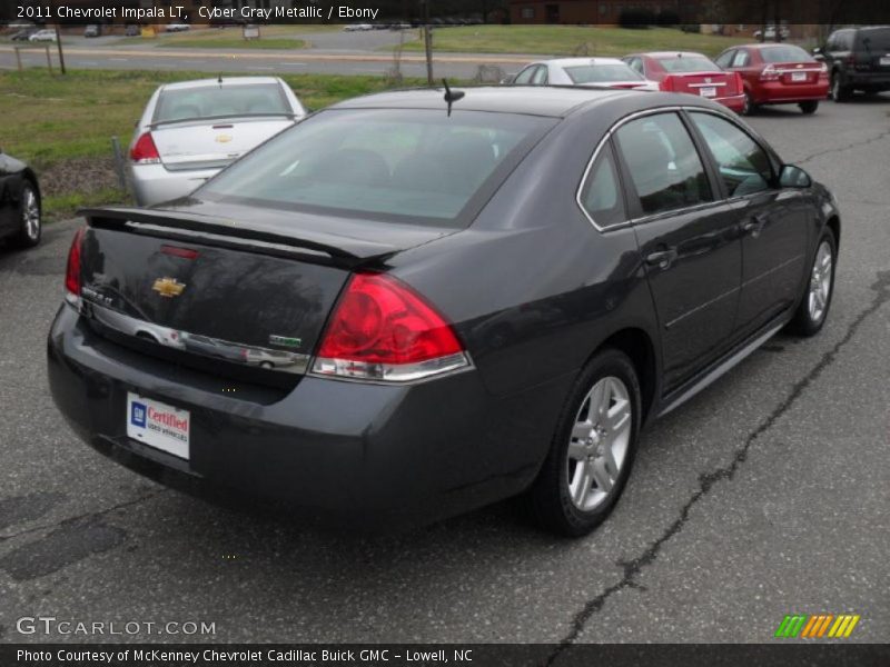 Cyber Gray Metallic / Ebony 2011 Chevrolet Impala LT