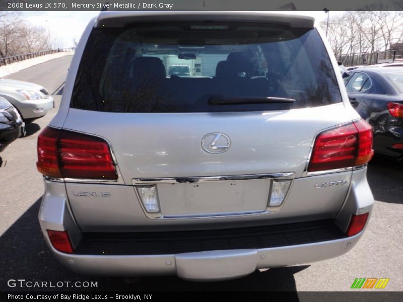Mercury Silver Metallic / Dark Gray 2008 Lexus LX 570