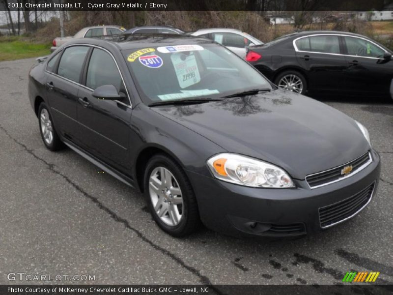 Cyber Gray Metallic / Ebony 2011 Chevrolet Impala LT
