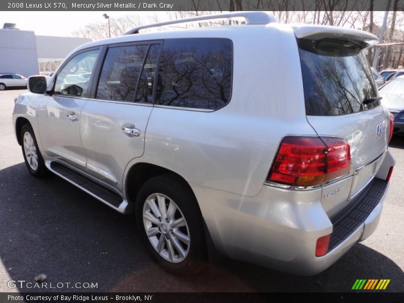 Mercury Silver Metallic / Dark Gray 2008 Lexus LX 570