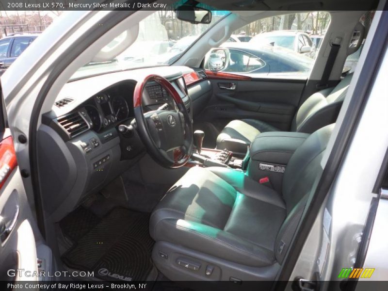 Mercury Silver Metallic / Dark Gray 2008 Lexus LX 570