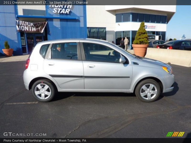 Ice Silver Metallic / Charcoal 2011 Chevrolet Aveo Aveo5 LT