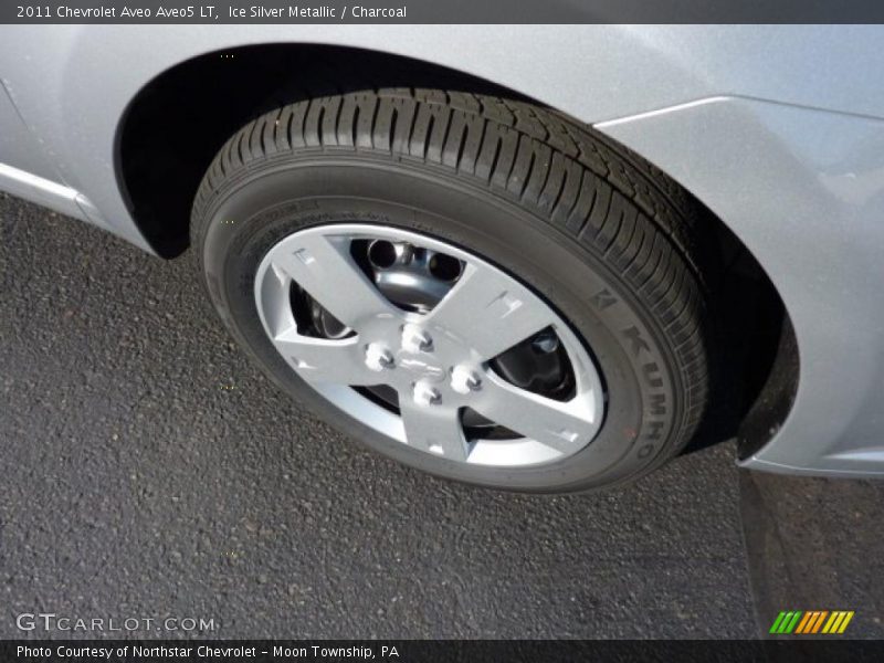 Ice Silver Metallic / Charcoal 2011 Chevrolet Aveo Aveo5 LT