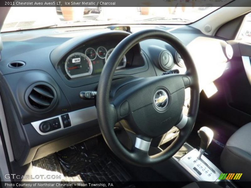 Ice Silver Metallic / Charcoal 2011 Chevrolet Aveo Aveo5 LT