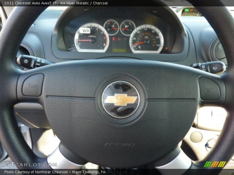 Ice Silver Metallic / Charcoal 2011 Chevrolet Aveo Aveo5 LT