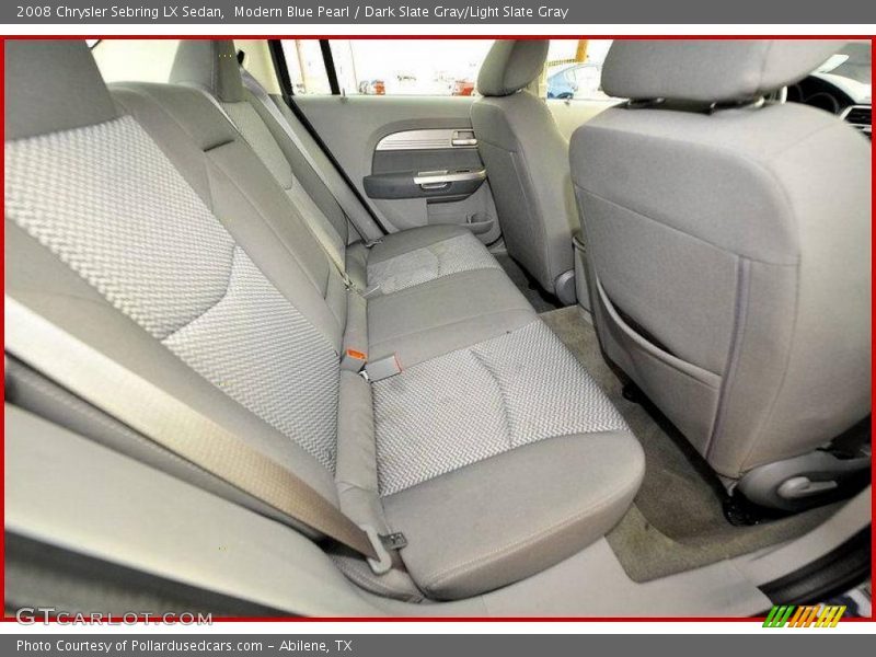 Modern Blue Pearl / Dark Slate Gray/Light Slate Gray 2008 Chrysler Sebring LX Sedan
