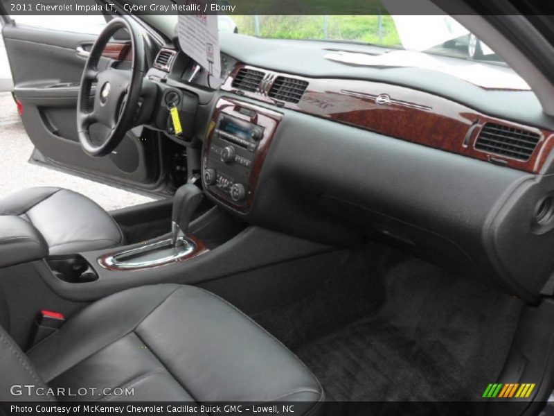 Cyber Gray Metallic / Ebony 2011 Chevrolet Impala LT