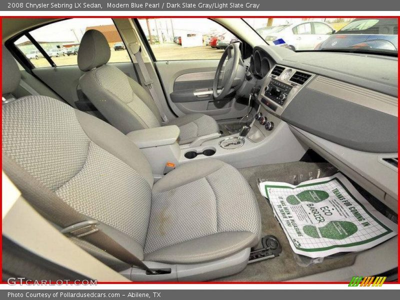 Modern Blue Pearl / Dark Slate Gray/Light Slate Gray 2008 Chrysler Sebring LX Sedan