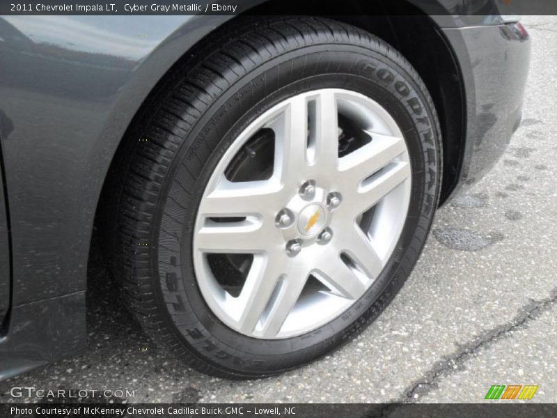 Cyber Gray Metallic / Ebony 2011 Chevrolet Impala LT