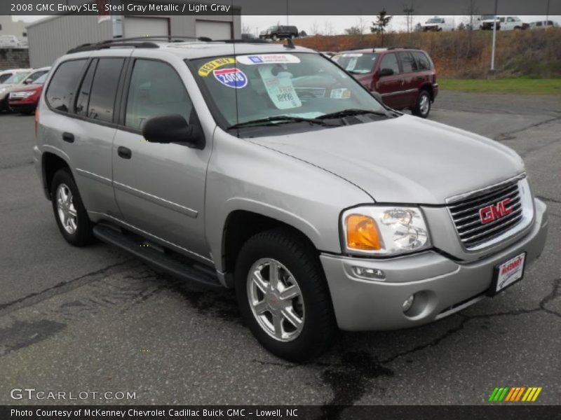 Steel Gray Metallic / Light Gray 2008 GMC Envoy SLE