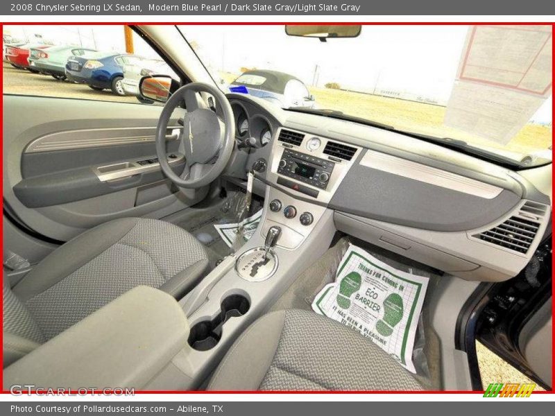 Modern Blue Pearl / Dark Slate Gray/Light Slate Gray 2008 Chrysler Sebring LX Sedan