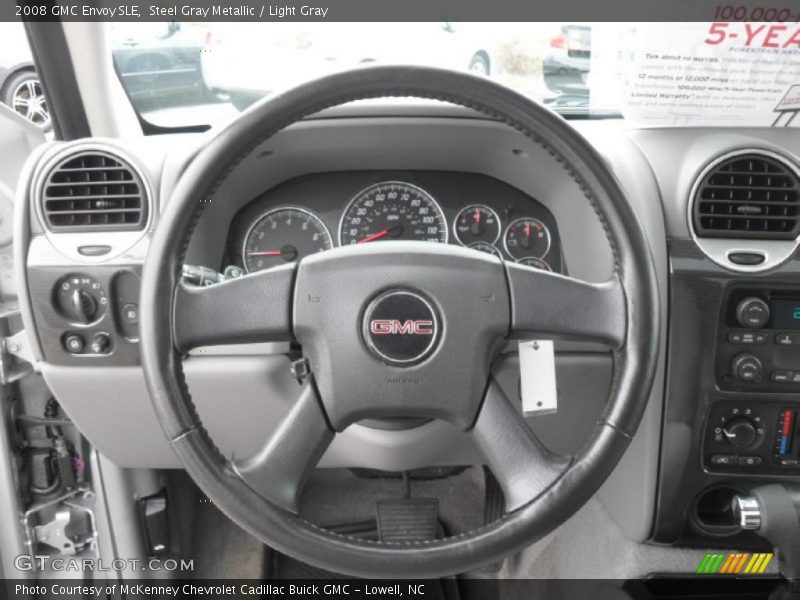 Steel Gray Metallic / Light Gray 2008 GMC Envoy SLE