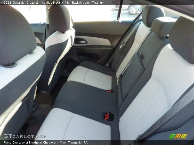 Ice Blue Metallic / Jet Black/Medium Titanium 2011 Chevrolet Cruze LS