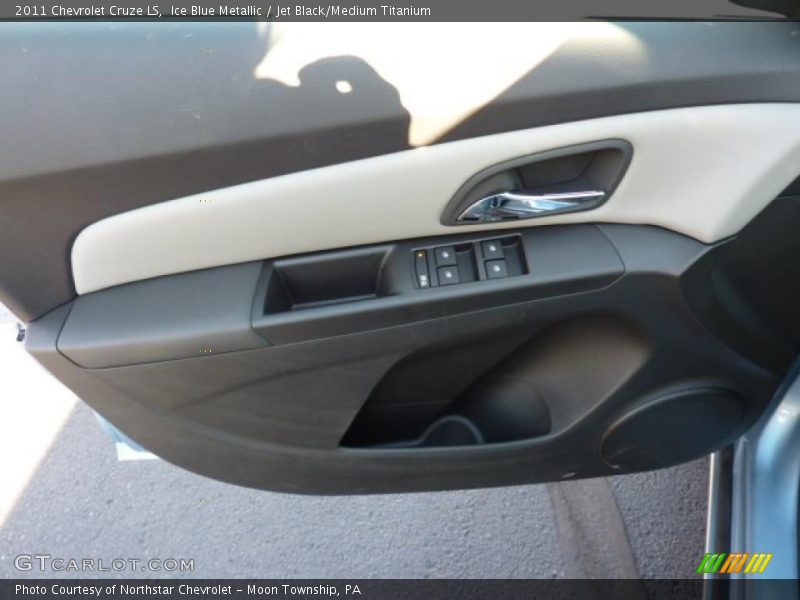 Ice Blue Metallic / Jet Black/Medium Titanium 2011 Chevrolet Cruze LS