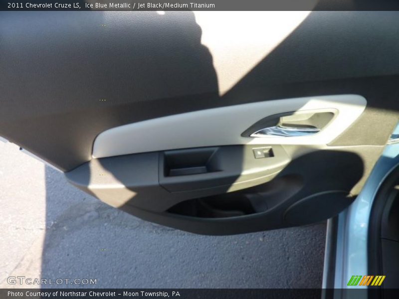 Ice Blue Metallic / Jet Black/Medium Titanium 2011 Chevrolet Cruze LS