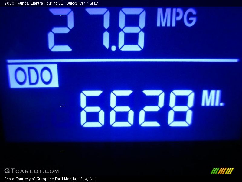 Quicksilver / Gray 2010 Hyundai Elantra Touring SE