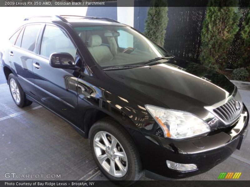 Obsidian Black / Parchment 2009 Lexus RX 350 AWD