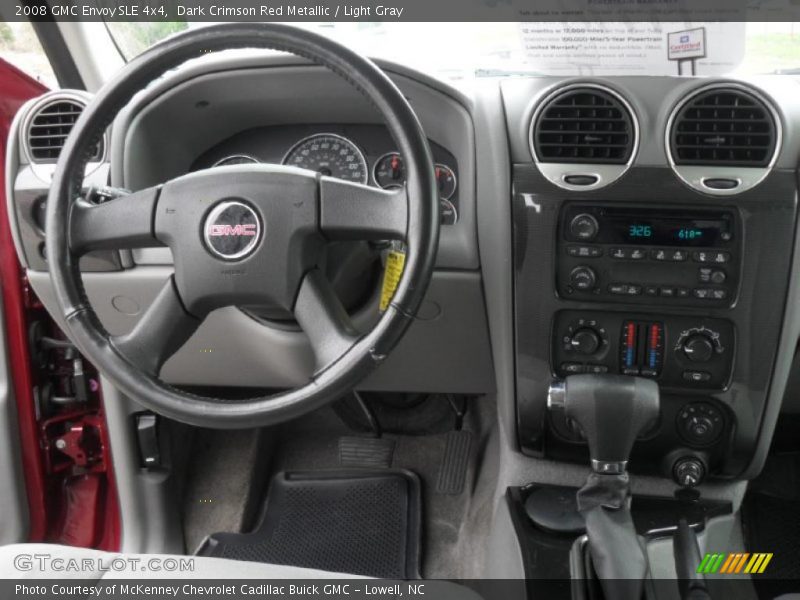 Dark Crimson Red Metallic / Light Gray 2008 GMC Envoy SLE 4x4