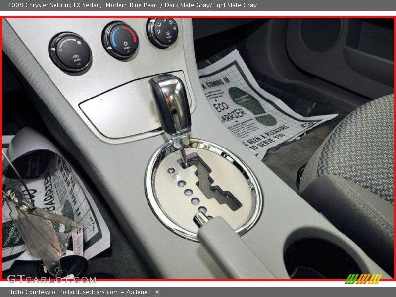 Modern Blue Pearl / Dark Slate Gray/Light Slate Gray 2008 Chrysler Sebring LX Sedan