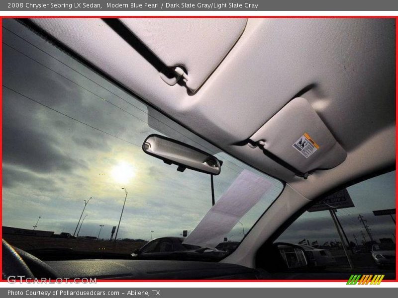 Modern Blue Pearl / Dark Slate Gray/Light Slate Gray 2008 Chrysler Sebring LX Sedan