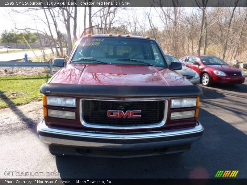 Dark Toreador Red Metallic / Gray 1999 GMC Suburban K1500 4x4