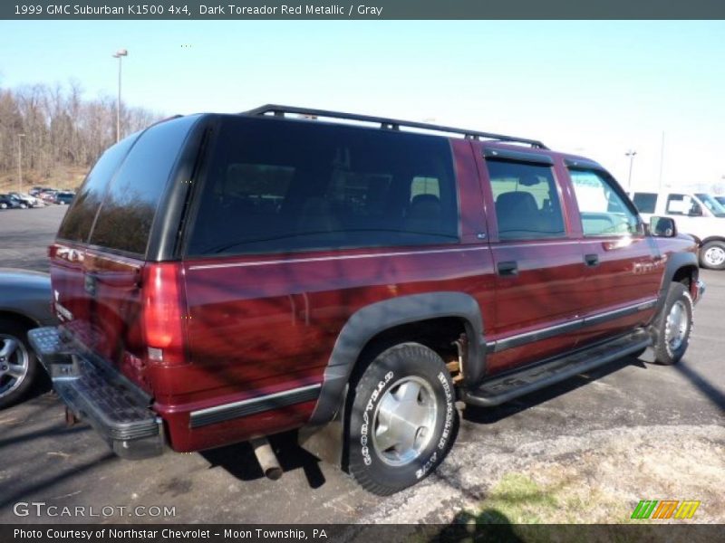Dark Toreador Red Metallic / Gray 1999 GMC Suburban K1500 4x4