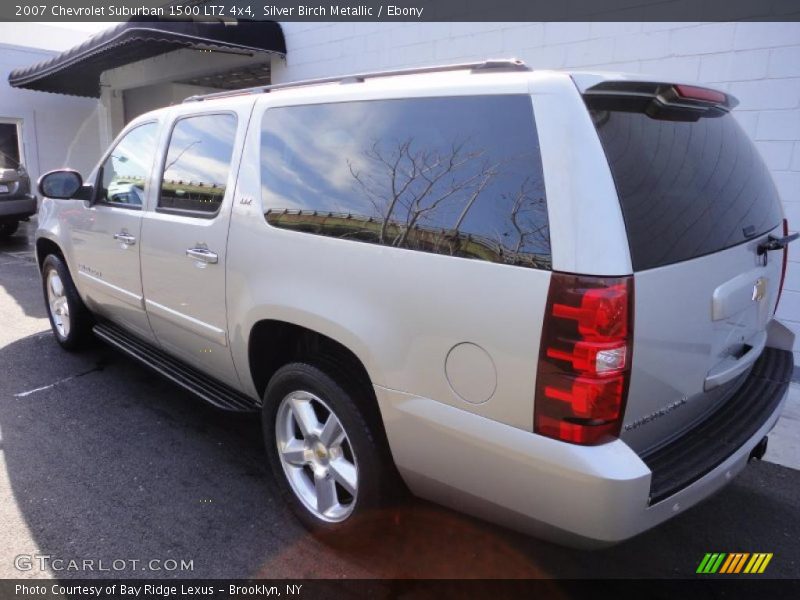 Silver Birch Metallic / Ebony 2007 Chevrolet Suburban 1500 LTZ 4x4