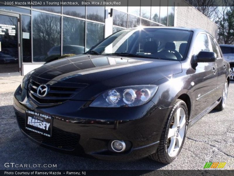 Black Mica / Black/Red 2006 Mazda MAZDA3 s Touring Hatchback