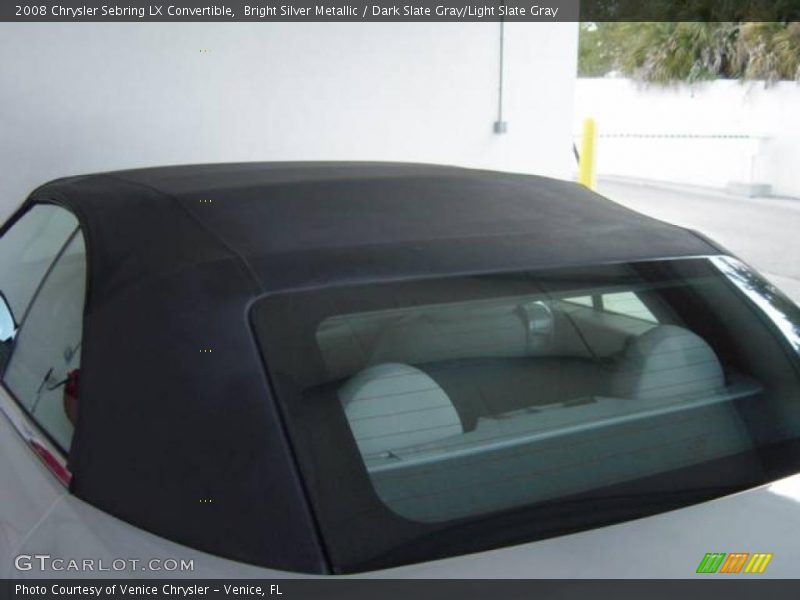 Bright Silver Metallic / Dark Slate Gray/Light Slate Gray 2008 Chrysler Sebring LX Convertible