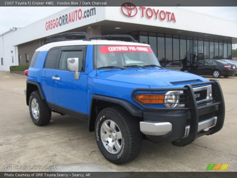 Voodoo Blue / Dark Charcoal 2007 Toyota FJ Cruiser 4WD