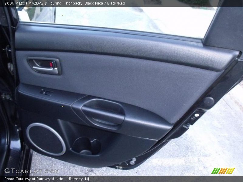 Black Mica / Black/Red 2006 Mazda MAZDA3 s Touring Hatchback