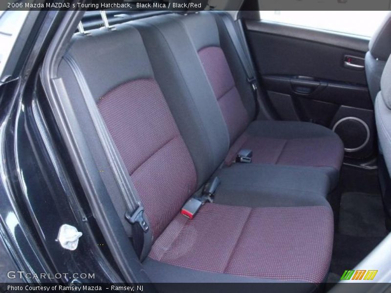  2006 MAZDA3 s Touring Hatchback Black/Red Interior