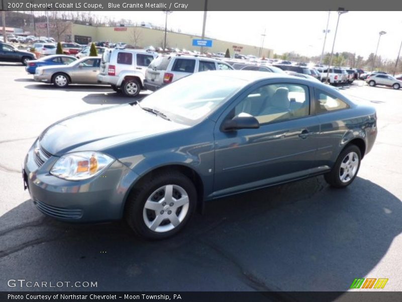 Blue Granite Metallic / Gray 2007 Chevrolet Cobalt LS Coupe