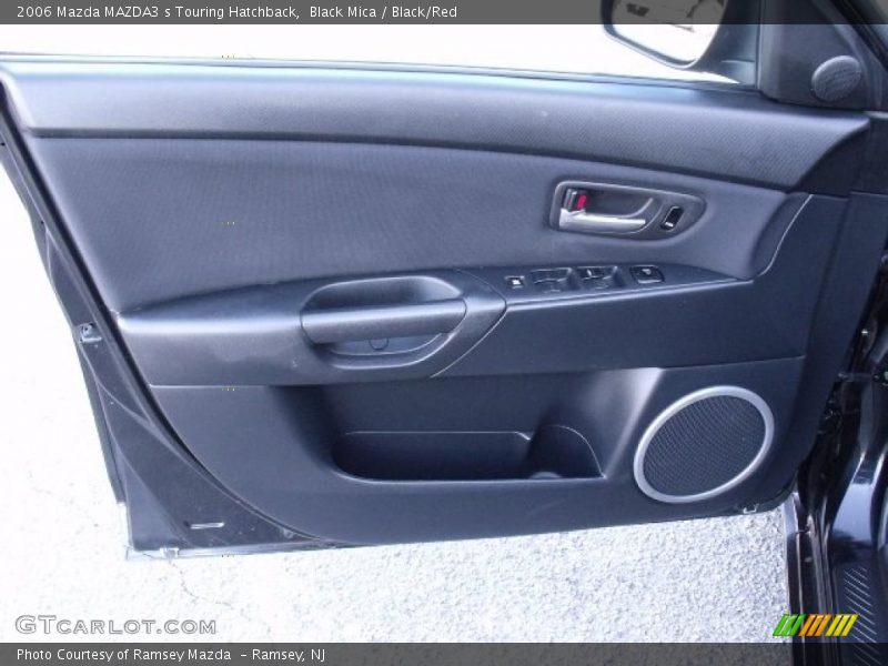 Black Mica / Black/Red 2006 Mazda MAZDA3 s Touring Hatchback