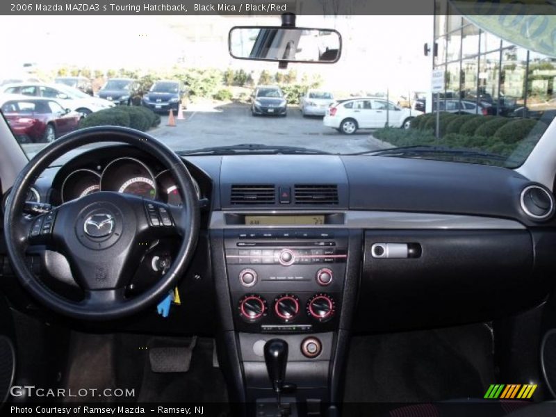 Black Mica / Black/Red 2006 Mazda MAZDA3 s Touring Hatchback