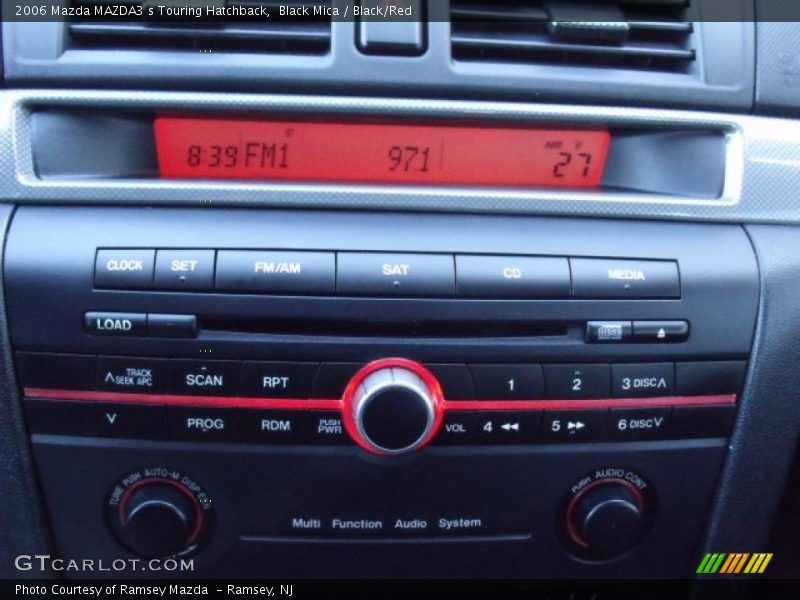 Black Mica / Black/Red 2006 Mazda MAZDA3 s Touring Hatchback