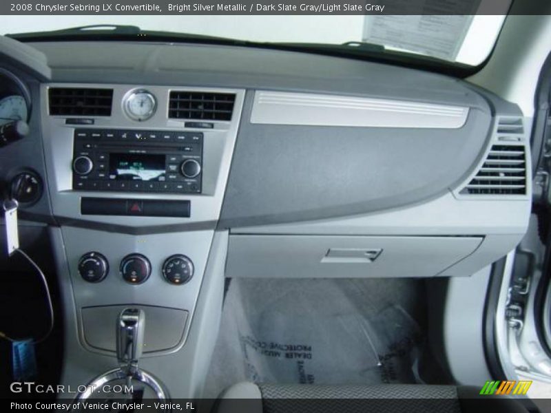 Bright Silver Metallic / Dark Slate Gray/Light Slate Gray 2008 Chrysler Sebring LX Convertible