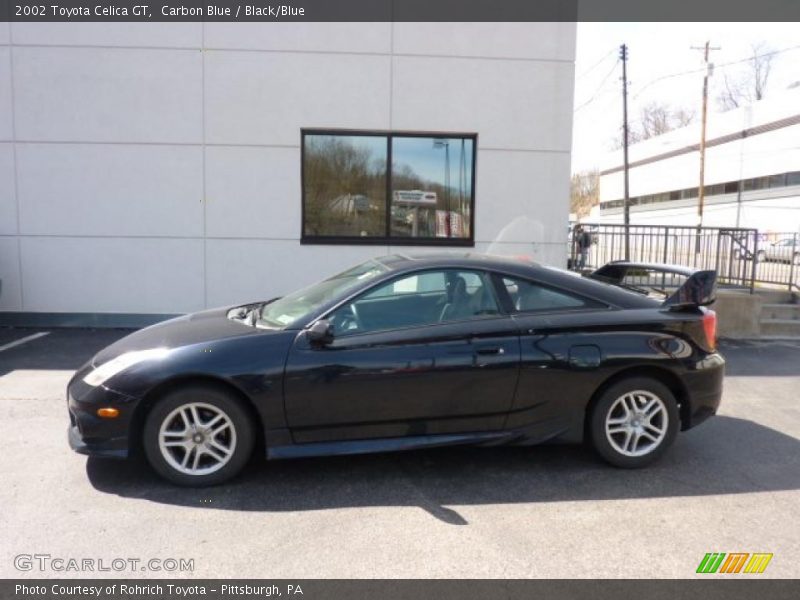 Carbon Blue / Black/Blue 2002 Toyota Celica GT