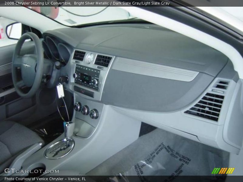 Bright Silver Metallic / Dark Slate Gray/Light Slate Gray 2008 Chrysler Sebring LX Convertible