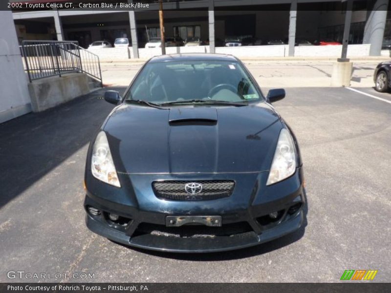 Carbon Blue / Black/Blue 2002 Toyota Celica GT