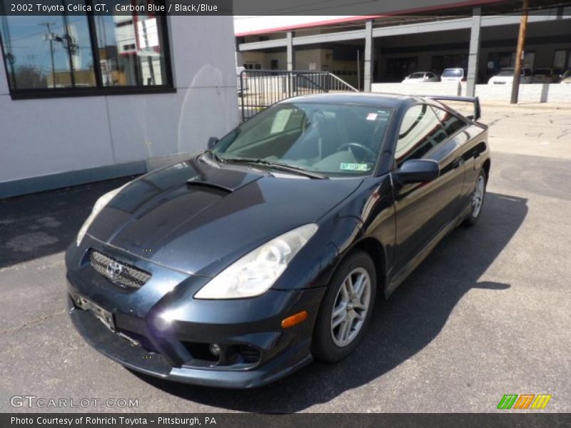 Carbon Blue / Black/Blue 2002 Toyota Celica GT