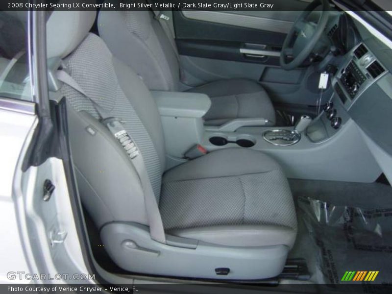 Bright Silver Metallic / Dark Slate Gray/Light Slate Gray 2008 Chrysler Sebring LX Convertible