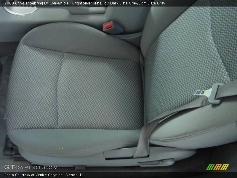 Bright Silver Metallic / Dark Slate Gray/Light Slate Gray 2008 Chrysler Sebring LX Convertible